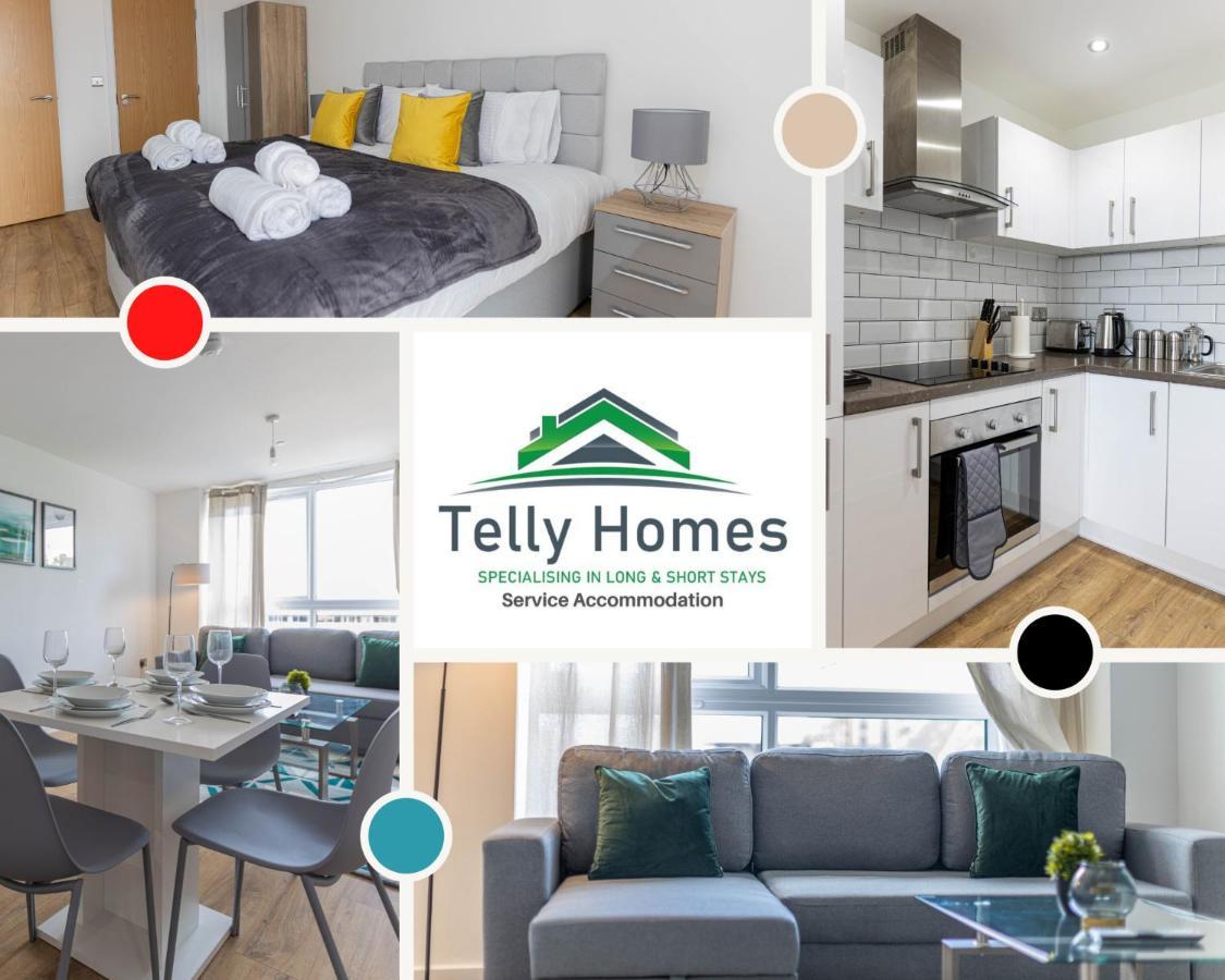 5 Percent Off Weekly And 20 Percent Off Monthly Bookings - Marigold Unit At Telly Homes Limited Birmingham City Centre -2 Bedroom Apartment, Free Wifi Екстер'єр фото